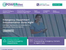 Tablet Screenshot of epowerdoc.com